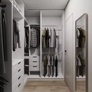 Модуль гардеробной системы Крона-7 Белый — фото 2