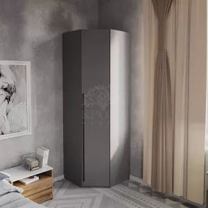 Шкаф угловой Лорена-1 800x2000 Антрацит
