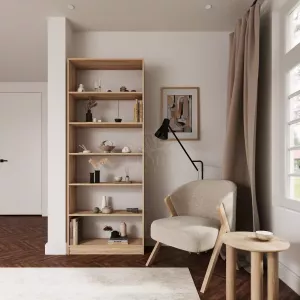 Стеллаж Бетти-800x2020 Дуб Сонома